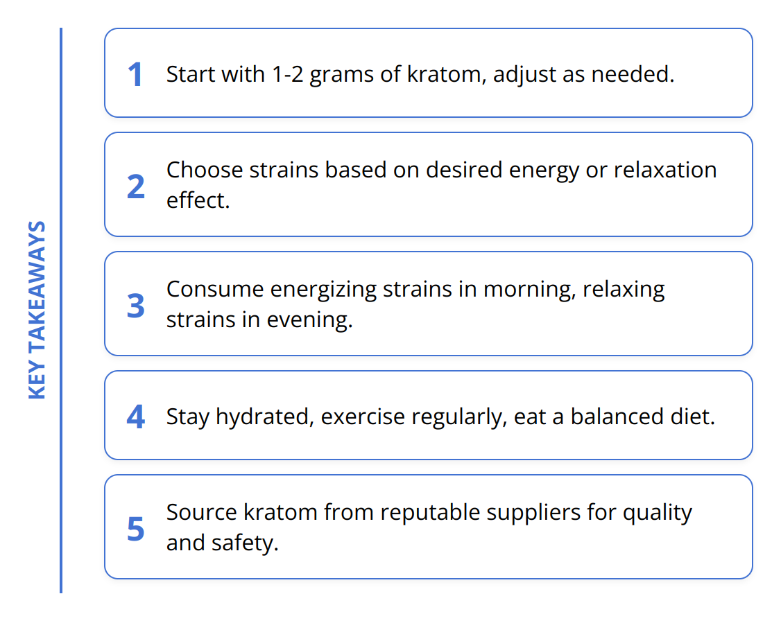 Key Takeaways - How to Increase Libido Using Kratom