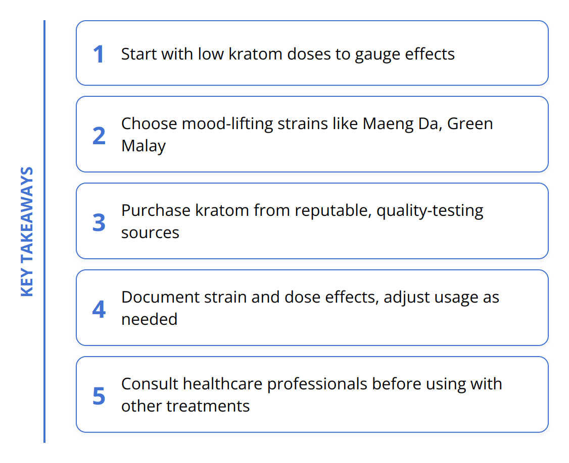 Key Takeaways - Kratom Antidepressant Effects [Pro Tips]