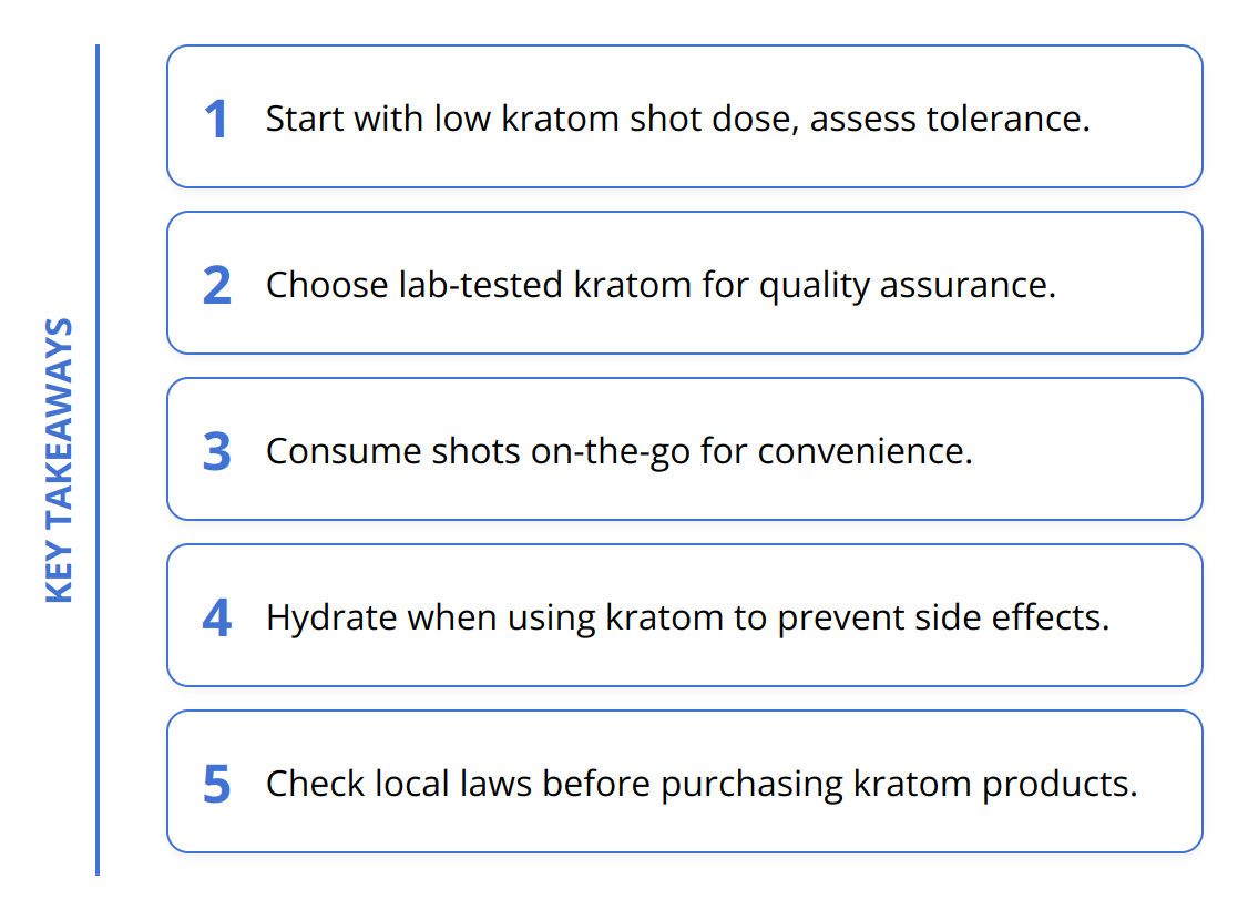 Key Takeaways - What You Should Know About Concentrated Kratom Shots