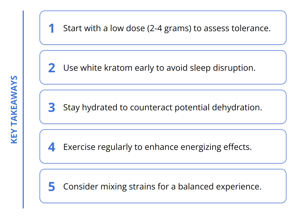 Key Takeaways - White Kratom Effects: Practical Tips