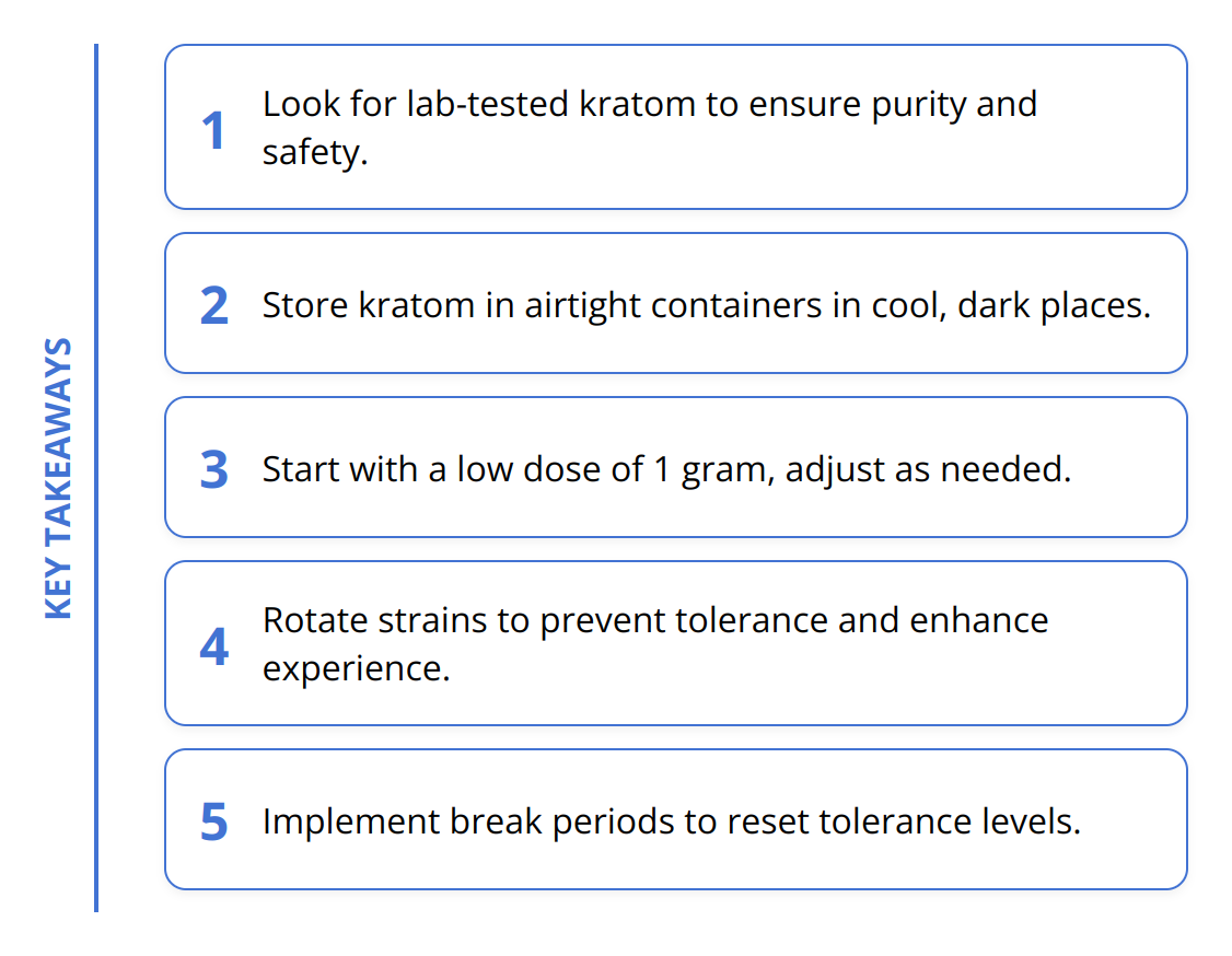 Key Takeaways - Bulk Kratom Guide [Beginner's Guide]