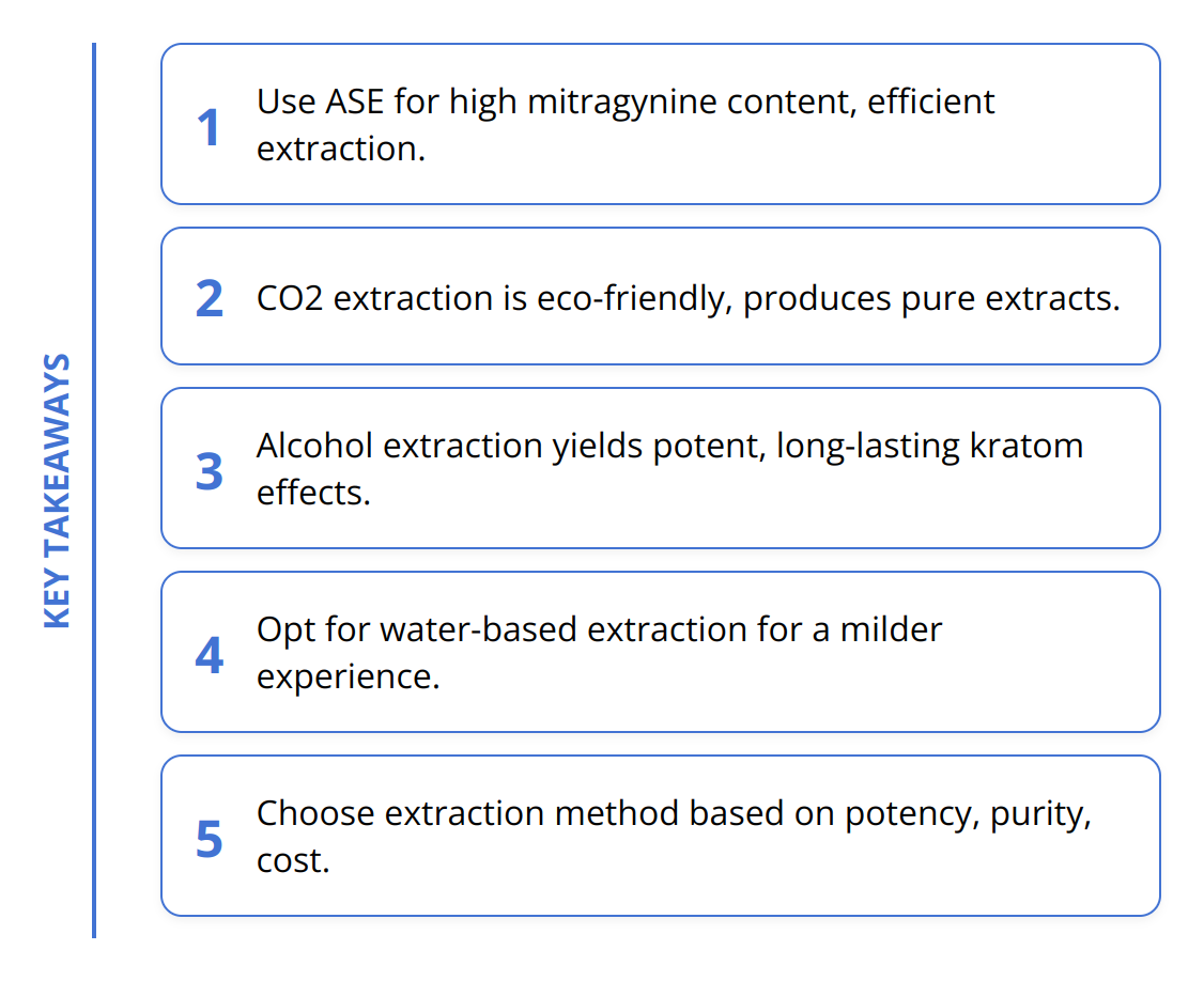 Key Takeaways - How to Understand Kratom Extraction Methods