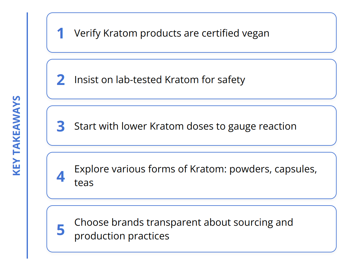 Key Takeaways - What You Need to Know About Vegan Kratom Products