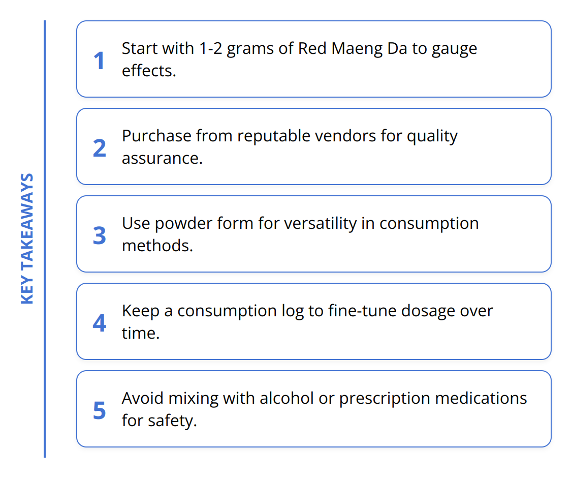 Key Takeaways - Why Red Maeng Da Kratom May Be Beneficial for You