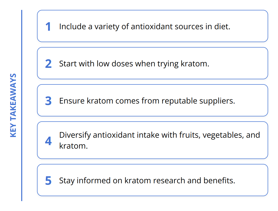 Key Takeaways - How Kratom Acts as an Antioxidant