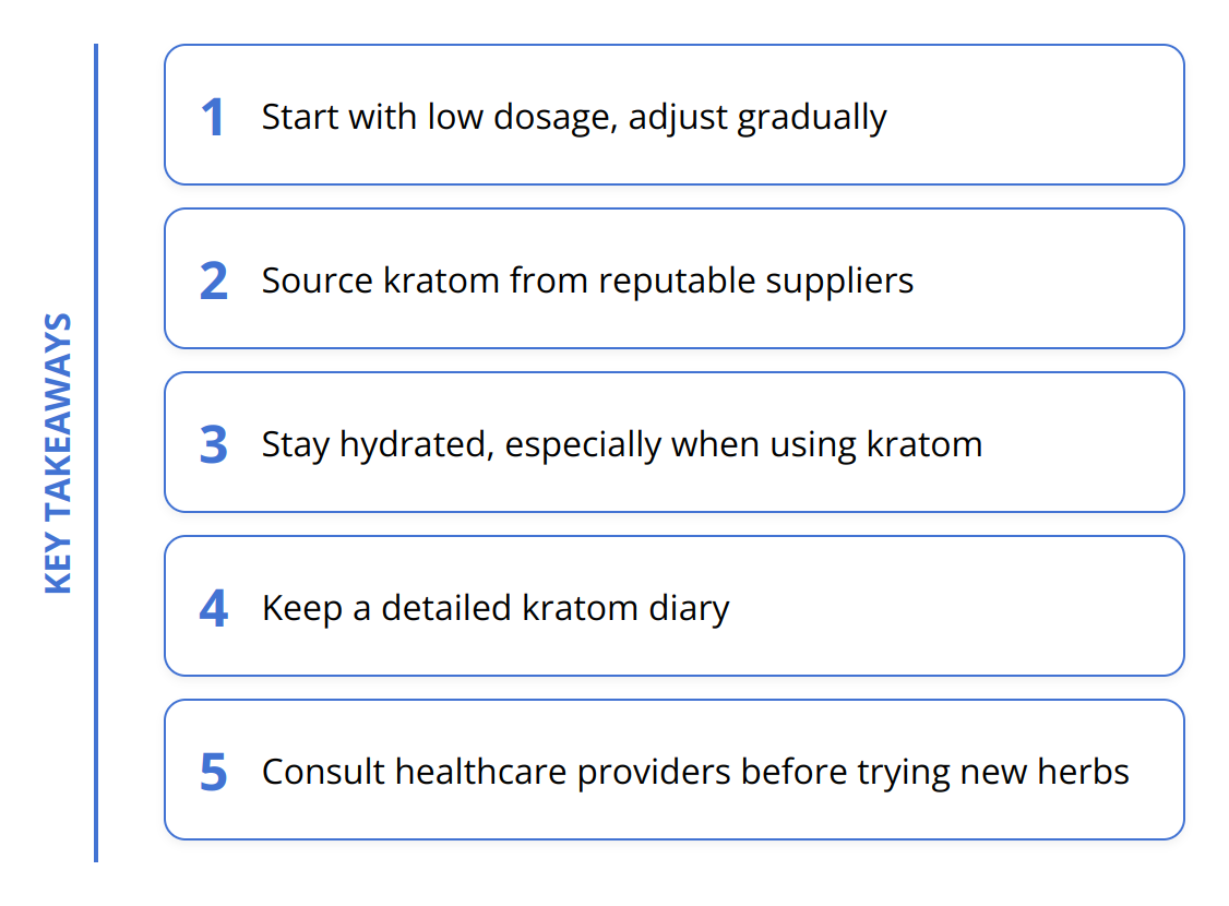 Key Takeaways - How to Use Herbal Solutions for Pain Including Kratom