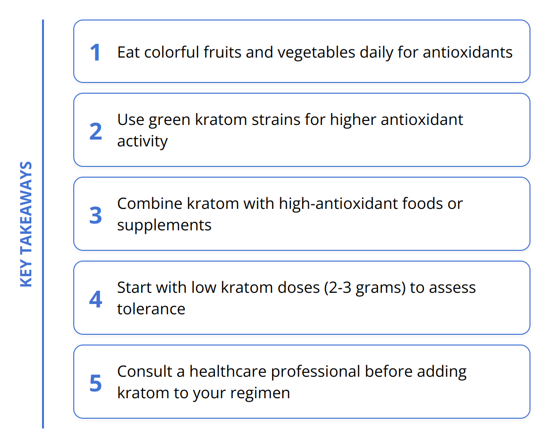 Key Takeaways - Kratom as an Antioxidant: Best Practices
