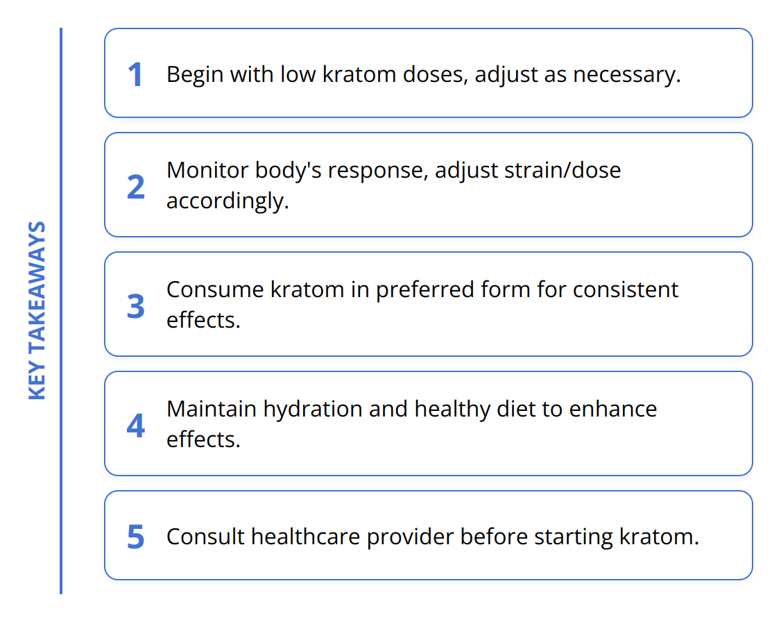 Key Takeaways - Kratom for Opiate Withdrawal: Practical Tips