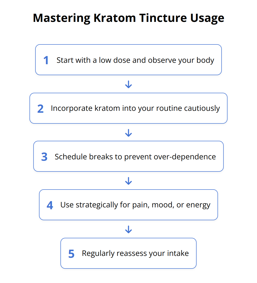 Flow Chart - Mastering Kratom Tincture Usage