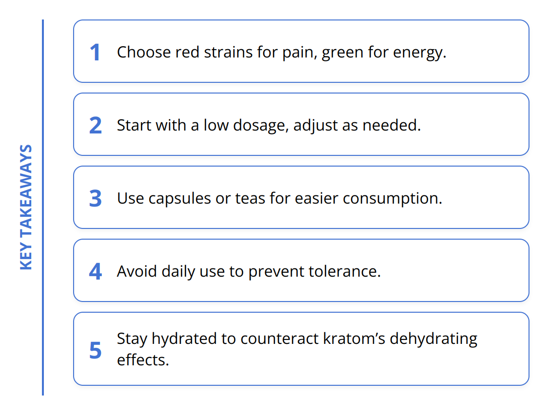 Key Takeaways - Why Use Kratom for Menstrual Pain